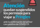 "Se suspenden los permisos de circulación para Coronel Pringles"