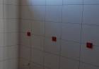 Avanzan los trabajos en los sanitarios de la EES N°5