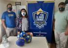 La Peña de Boca entregó pelotas al CEF local