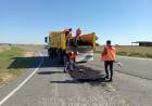 Bacheo en ruta