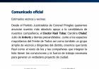 Comunicado del Partido Justicialista