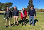 Ariel Espié junto a la dirigencia regional y provincial de la UCR