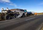 Coronel Pringles: Continúan las tareas de repavimentación de la Ruta N° 51