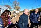 Nueva obra de cordón cuneta por recupero