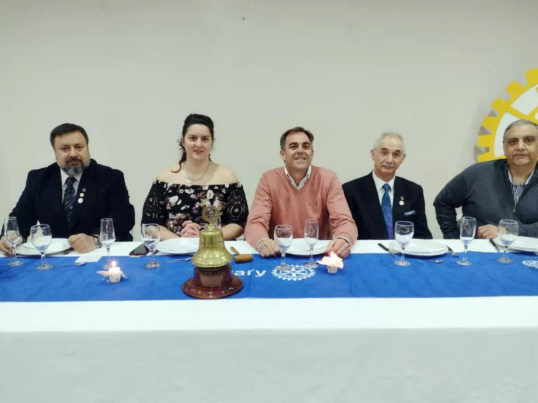 Mariano Ospital asumió como presidente del Club Rotario