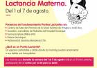 Semana de la Lactancia Materna