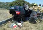 Una pringlense resultó herida al volcar en la ruta 72 a pocos kms de Saldungaray
