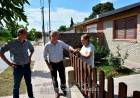 Matzkin visitó las obras que se están realizando en el Barrio Obrero