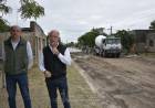 "Completamos una nueva cuadra del proyecto de pavimento que teníamos en el Barrio Obrero"