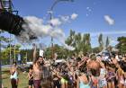 Con juegos acuáticos y espuma finalizó la temporada de verano en el Balneario Municipal