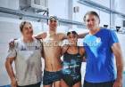 La historia del pringlense Marcelo Ibarrondo como entrenador de la joven nadadora de Tres Arroyos Mía que competirá en los Panamericanos