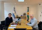 Reunión con el ministro de infraestructura, Gabriel Katopodis