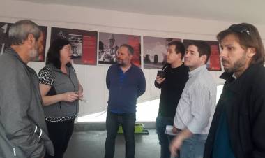 Letona y Esteves, junto a Torres, se comprometen a gestionar el regreso del tren