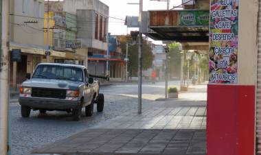 Se comenzó con la desinfección de la ciudad
