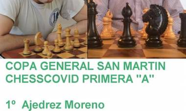 Tercer Podio de UEC Pringles en la Liga Chesscovid Cup