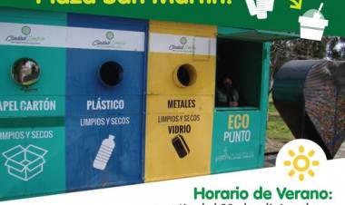 Eco Canje en Plaza San Martín cambia a su horario de verano
