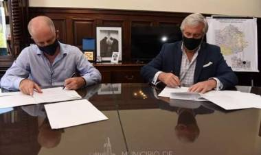 El Intendente Lisandro Matzkin gestiona en La Plata