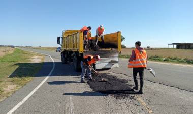 Bacheo en ruta