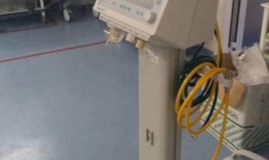 Llegó un nuevo respirador al Hospital Municipal de Pringles