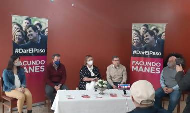 La Diputada Radical Anahí Bilbao pasó por Pringles dejando su apoyo a la lista encabezada por Luis González Estevarena