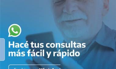 PAMI incorpora su servicio de whatsapp para consultas las 24 horas