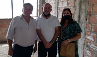 Los nuevos Consejeros Escolares recorrieron la obra de la Escuela Secundaria 2