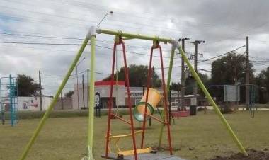 Hamaca inclusiva en la Plazoleta García