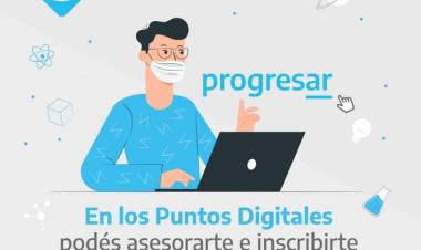 En el Punto Digital de Pringles se pueden inscribir a las Becas Progresar 