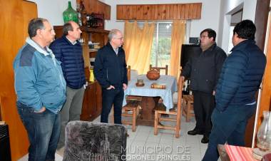 El Intendente Matzkin puso en funciones al nuevo Encargado de Lartigau