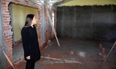 Barruti recorrió obras del Balneario local