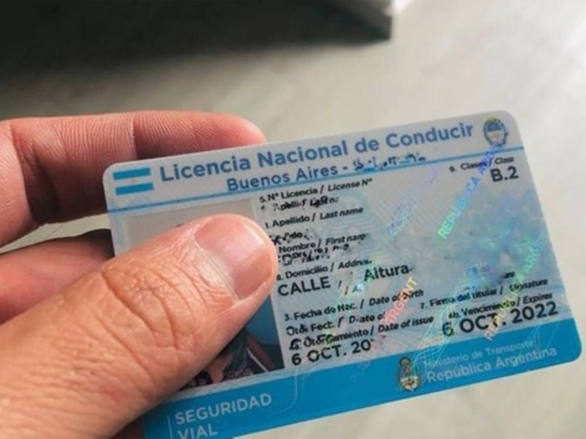 Licencias de Conducir: Recordatorio