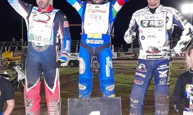 Internacional de Speedway: Covatti deja el país ganando la octava fecha