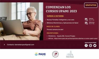 Cursos UPAMI Presenciales y Gratuitos para Adultos Mayores