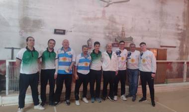 El zonal de bochas de trío dio como ganador a Pringles