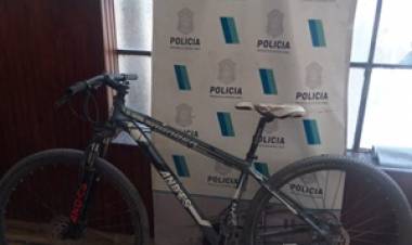 Policial: Bicicletas y otros elementos recuperados