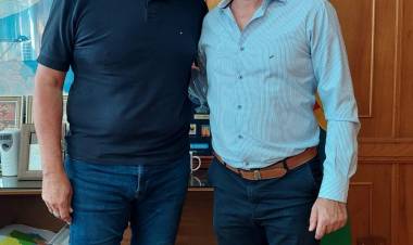 Matzkin realiza gestiones por obras en el distrito