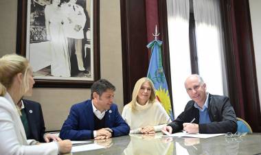 El Intendente Matzkin firmó convenio con el Gobernador Kicillof