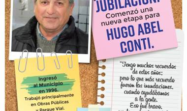 Comienza una nueva etapa para Hugo Abel Conti