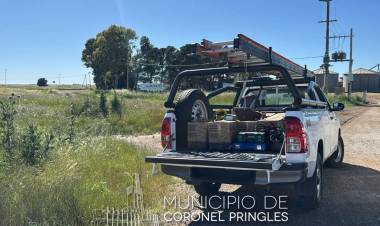 Nuevas luminarias para la rotonda de Fra-Pal