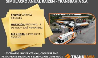 Corte de tránsito por Simulacro