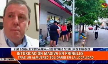 Casi 70 intoxicados en Pringles: "Atendimos más de 50 personas en el hospital"