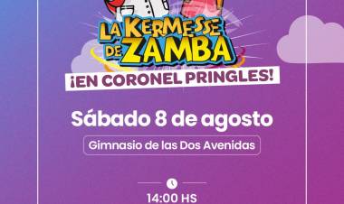 La Kermesse de Zamba llega a Coronel Pringles con una tarde de juegos, aprendizaje y diversión para toda la familia 