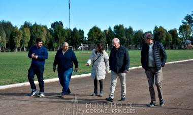 Recorrida y obras en Indio Rico