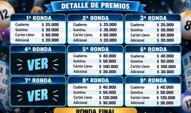 Bingo Millonario del Club Alem: Más de $3.500.000 en premios