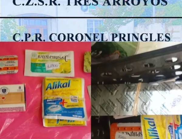 Coronel Pringles: allanamientos por tráfico de medicamentos