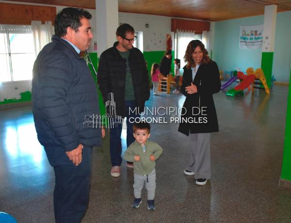 La Intendenta Interina Rosana Amondarain visitó esta mañana la UDI Nidito de Amor