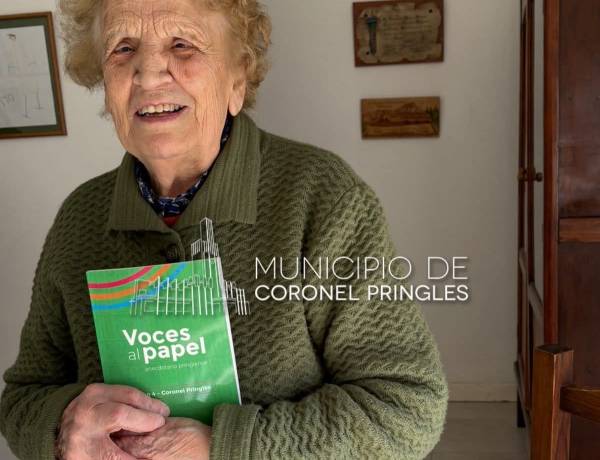 Ella es Delia Subijana de Pennini, una de las ganadoras del Concurso Voces al Papel 2026