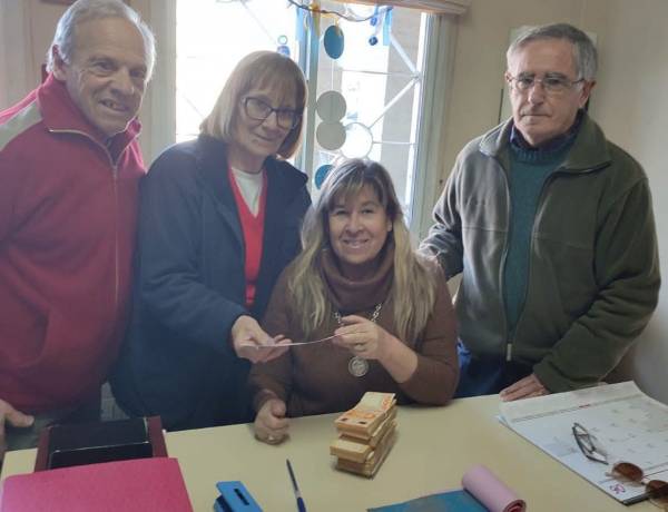 Agradecimiento a la Asociación Peña Amigos de la Tercera Edad