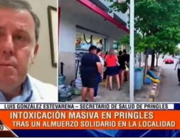 Casi 70 intoxicados en Pringles: "Atendimos más de 50 personas en el hospital"