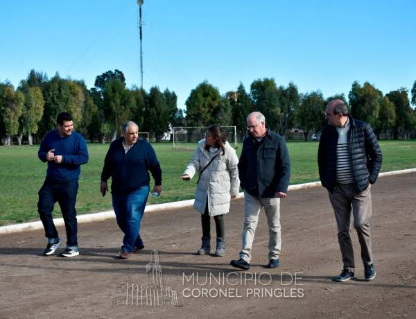 Recorrida y obras en Indio Rico